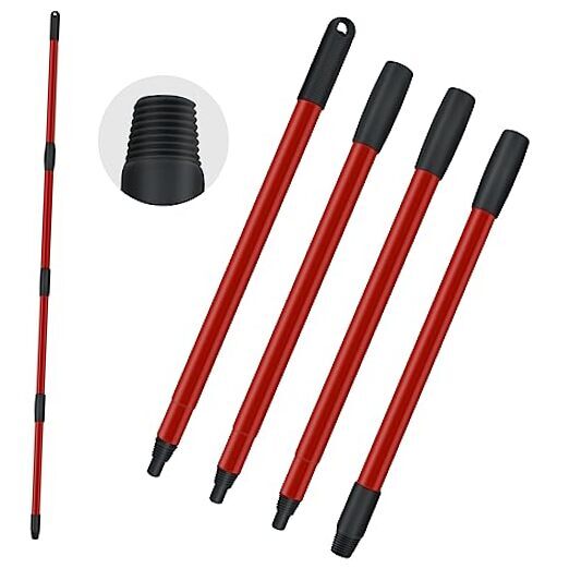 Spin mop handle replacement 4-section thin thread for 1 set