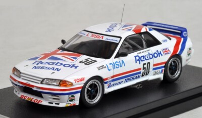 HPI 1/43 Reebok Nissan Skyline R32 GT-R 1991 #50 JTC Suzuka Racing