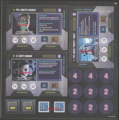 GF9 Aliens Another Glorious Day In The Corps Vasquez Gorman Frost Cards NEW NEU