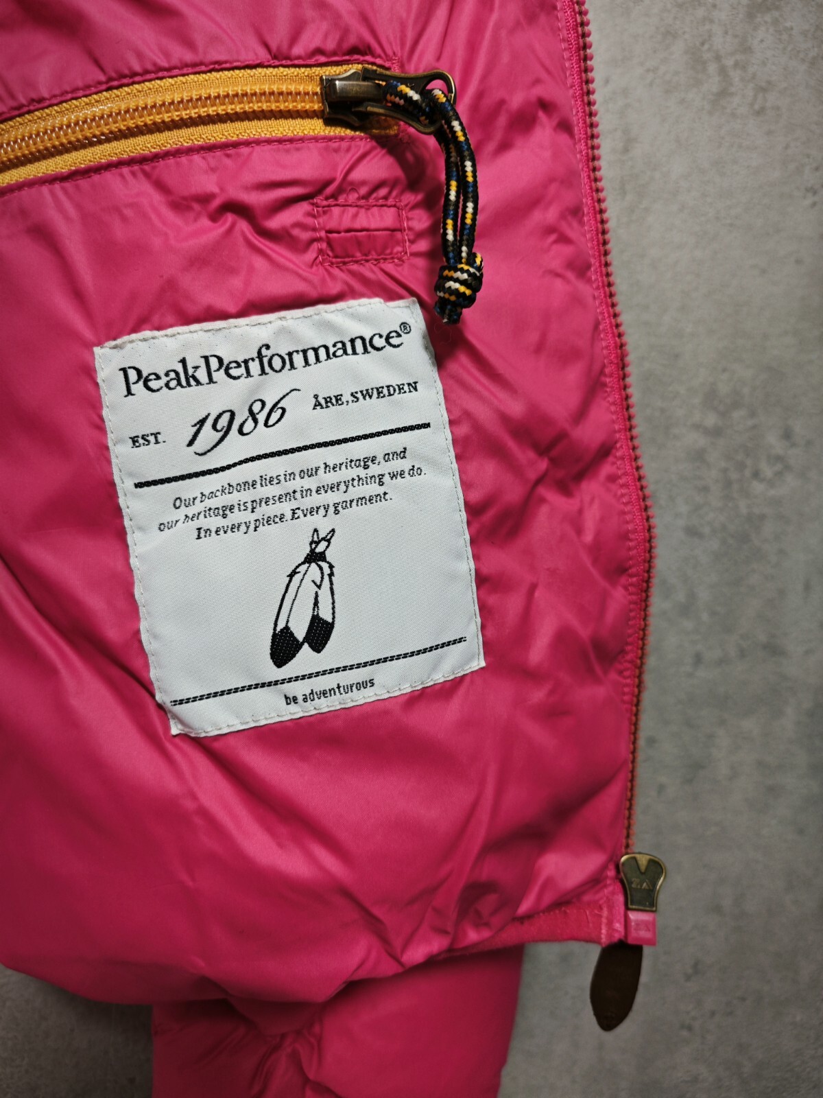 PEAK Performance Down Puffer Bomber Joyce Li Pert… - image 6