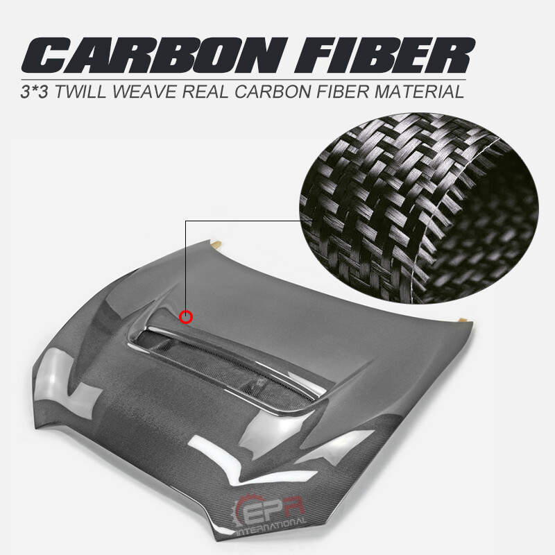 GV Type Carbon Fiber Vented Hood For Mazda MX5 Miata ND(Fits 1.5L