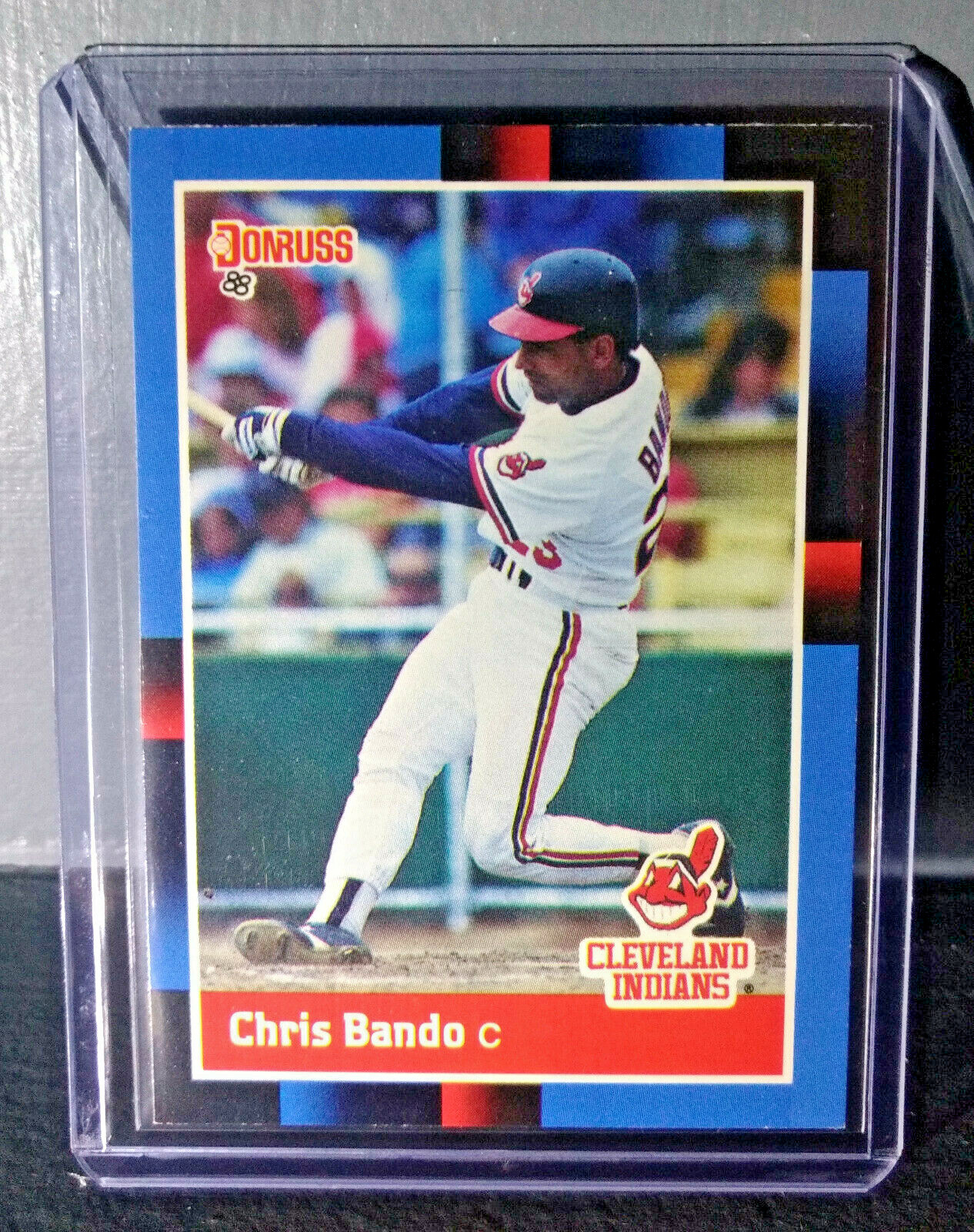 1988 Chris Bando Donruss 95 Baseball Card eBay