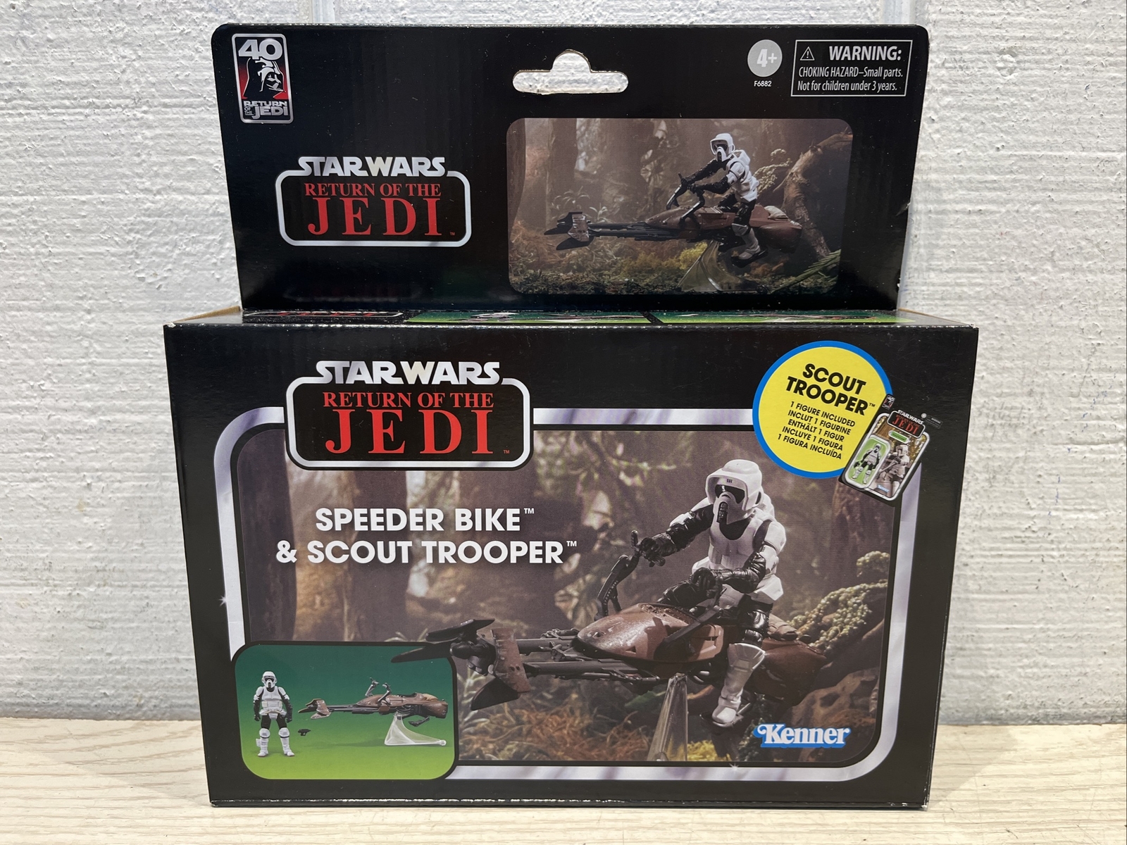 Star Wars Return of the Jedi Vintage Collection Speeder Bike & Scout ...