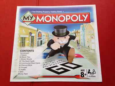 2018 Ms Monopoly Edition Monopoly Anleitung Regelheft Buch Spielanleitung