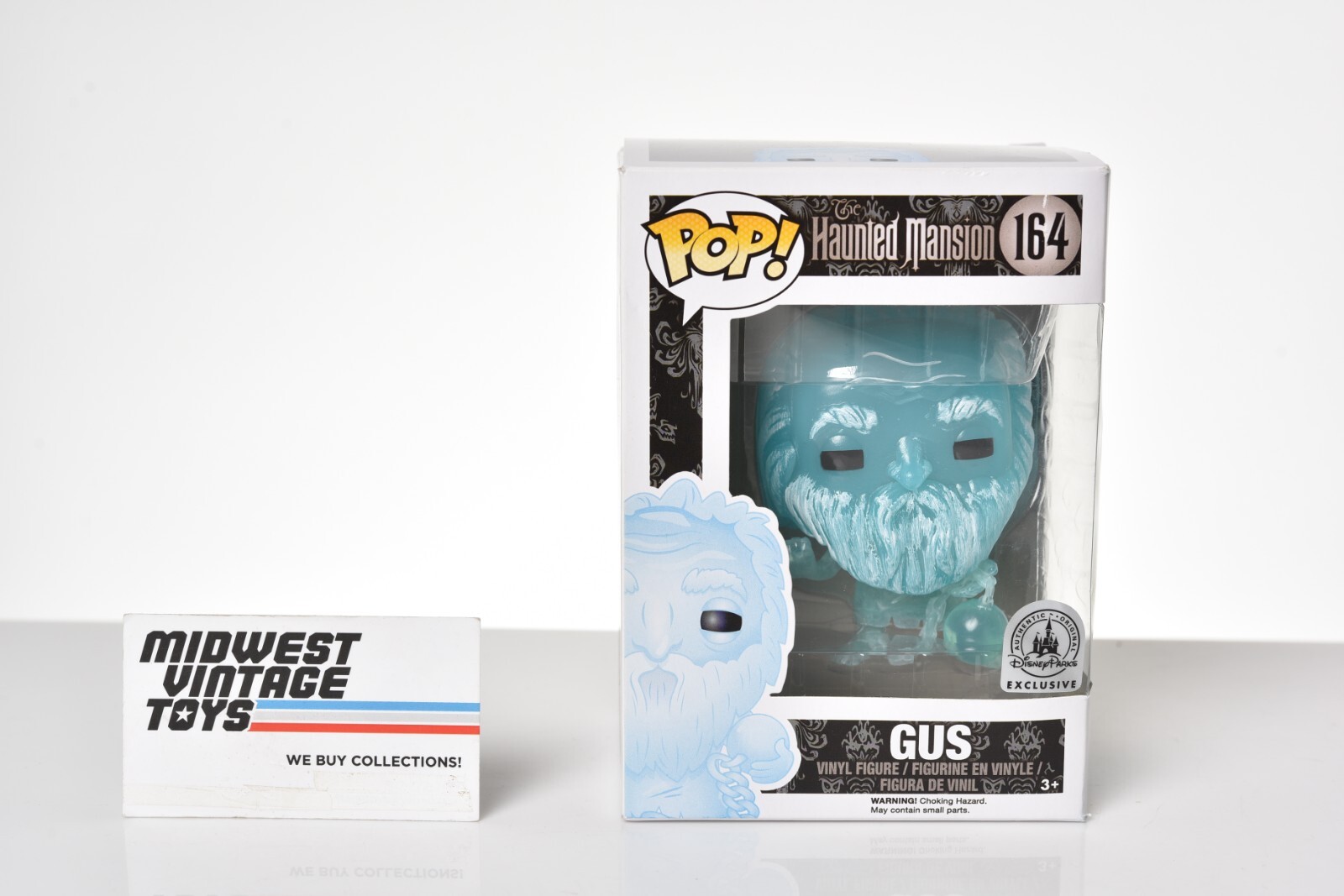 Nuevo Funko Pop! #164 Mansión Embrujada - Figura Vinilo Gus - Exclusivo Parque Disney