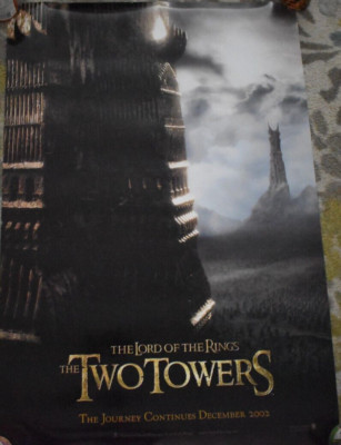 27" X 40" The Lord Of The Rings The Two Towers DS Rolled Movie Poster ...