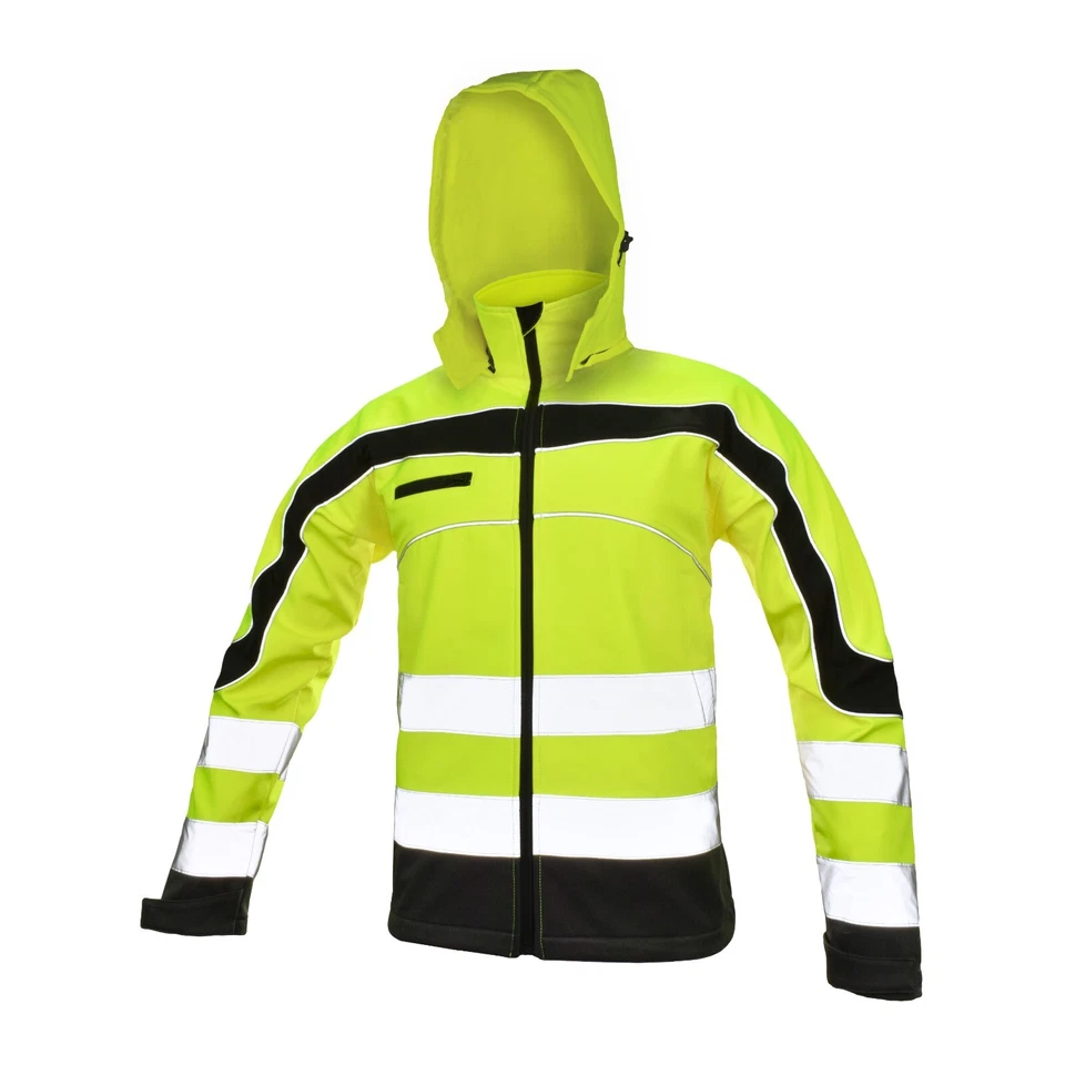 Softshelljacke Softshell Arbeitsjacke Jacke Berufsjacke Gelb Neon Gr. M - XXXL - Bild 2 von 3