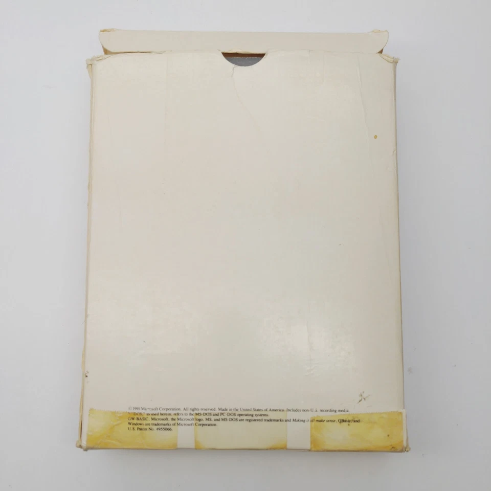 Vtg OEM Microsoft MS-DOS 5 Operating System 5.25" Floppy Disks 1991 Magitronic - Image 2 of 4