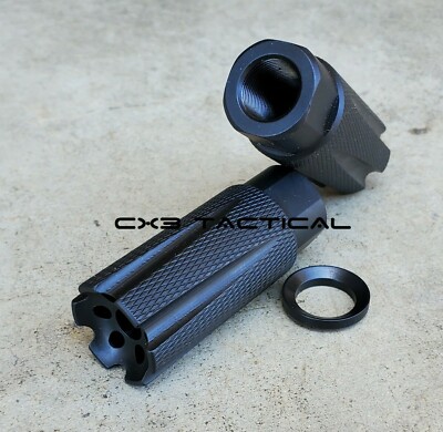 .223 5.56 Linear Muzzle Brake Linear Compensator 1/2-28 TPI Sound Forwarder Comp