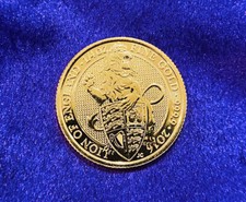 2016 Queen’s beasts 1/4 Oz Gold bullion Lion of England in New Capsule