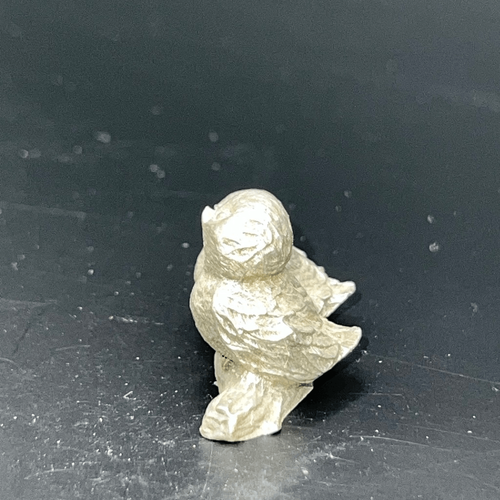 Vintage Hallmark Mini Little Gallery Fine Pewter Birds At Break Of Day 1976 - Picture 4 of 7