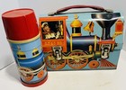 Vintage 1960 Casey Jones Metal Done Lunchbox & Thermos — photo 2