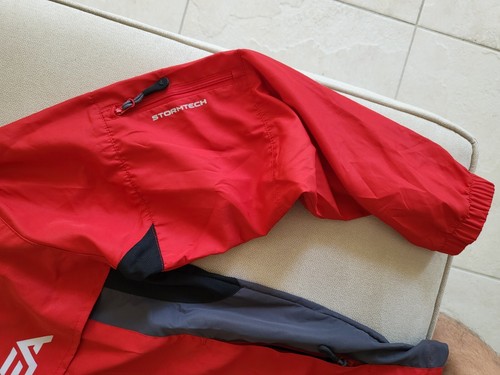 EA Electronic Arts Labeled Red Windbreaker Sweater Jacket S Stormtech NWT - Picture 5 of 11