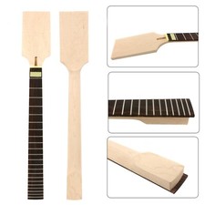 22Fret Guitar Neck Maple Rosewood Fretboard Bolt on Unfinished 24.75inch