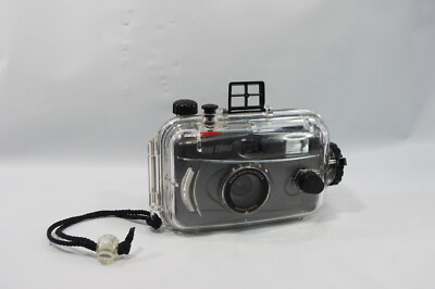 Vintage Snap Sights 35mm camera with waterproof underwater case