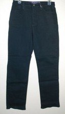 NYDJ NOT YOUR DAUGHTERS LIFT TUCK JEANS STRAIGHT LEG NAVY SZ 8 731ODT