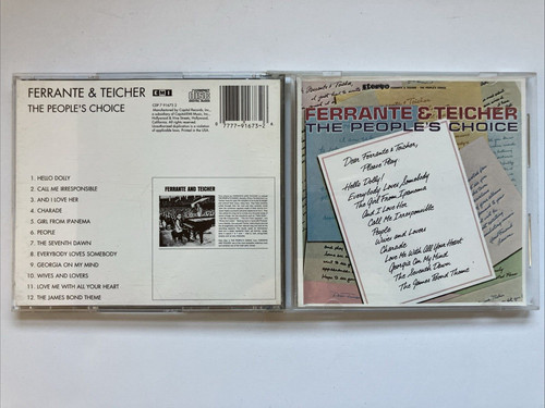 Ferrante & Teicher - The People’s Choice CD - Very Good Condition
