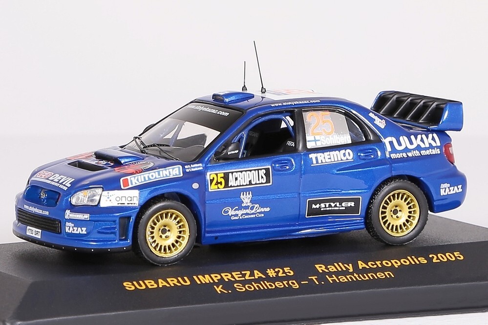 Subaru Impreza WRC 1/43 スケール 1/43 AUTOart Subaru Impreza WRC 22B #5 Richard Burns