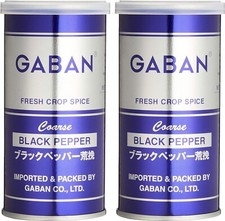 GABAN Pimienta Negra áspera 100g x 2