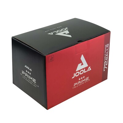 JOOLA Tischtennisbälle Prime 3*** 40+ 72 Stück weiß I Tischtennis Bälle TT Balls