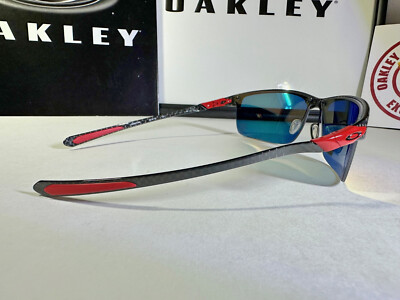 Oakley Scuderia Ferrari Carbon Blade OO9174-06 w Polarized Ruby