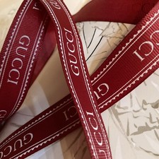 GUCCI Ribbon RED, 3/4" wide 36  ONE Yard or By The Yard
