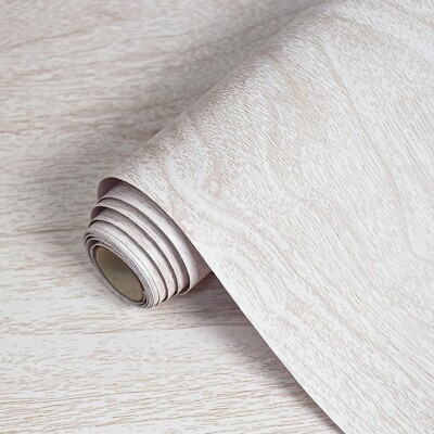 White Wood Contact Paper Wood Peel and Stick Wallpaper Wood Grain Contact