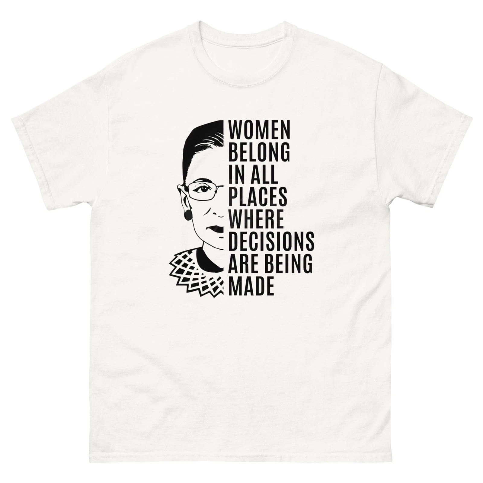 Ruth Bader Ginsburg Women belong in all places where decisions are being made