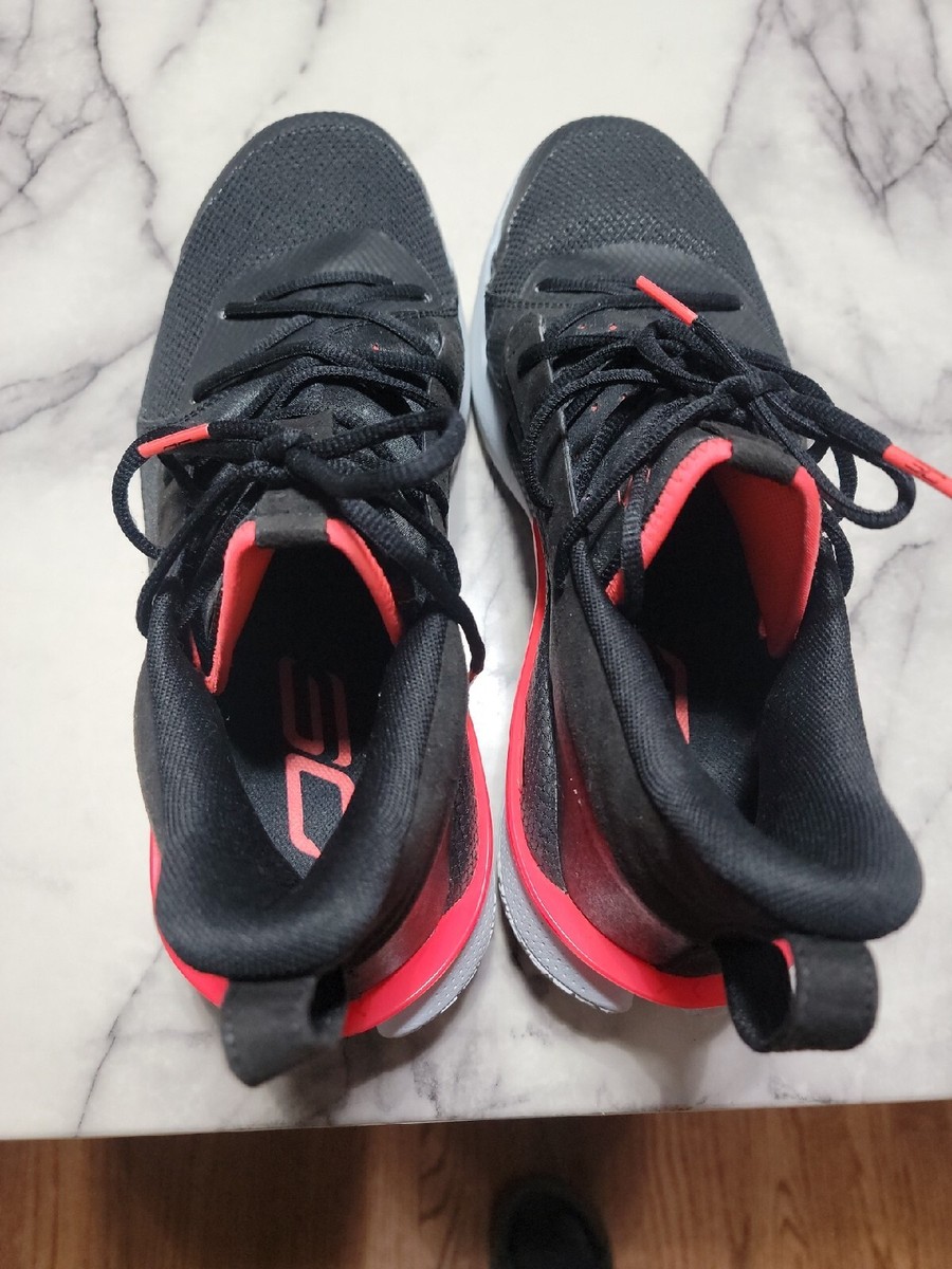 Under Armour Curry 7 Basketball Shoes Mens US 12 Black Pitch Grey Beta Red Under Armour Curry 7 Beta Red 2019 Mens Size 12 | eBay main image 4