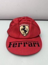 70s-80s Ferrari Vintage Cotton Cap Formula One 1 F1 Racing Rare Adjustable
