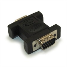 VGA 15 Pin Gender Changer Male/Male Black