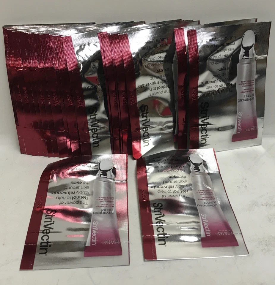 Lote de 25X 0.03 oz cada una Strivectin Advanced Retinol Crema de Ojos Multi-Correcta Foto 4 de 4