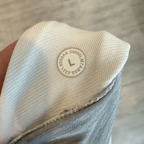 Lululemon Pace Breaker 7” Short Linerless Heather Gray Light Cast Large - Picture 6 of 6