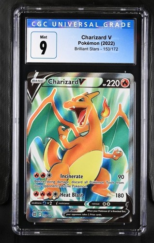 Charizard V graded CGC 9 for sale on eBay