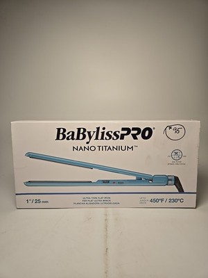 BaBylissPRO Nano Titanium 1''/25mm Ultra-Thin Flat Iron