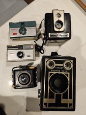 KODAK LOT OF 5 CAMERAS BROWNIE TARGET Six-16 Hawkeyes ALL UNTESTED.