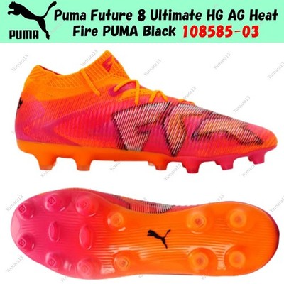 Puma Future 8 Ultimate HG AG Heat Fire PUMA Black 108585-03 Men's
