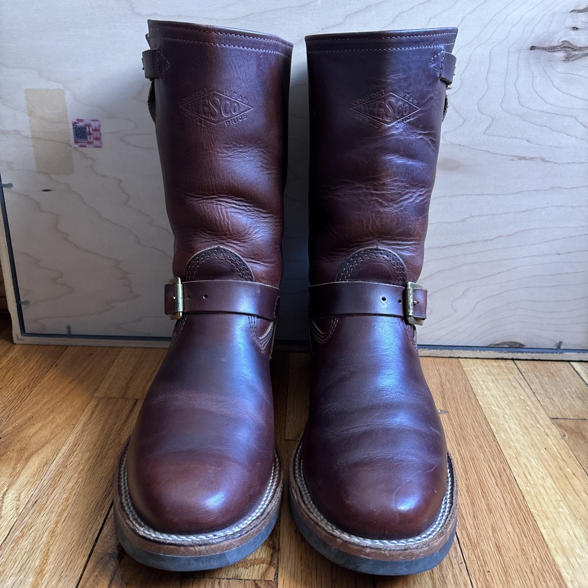 Wesco X Franklin & Poe Mr Lou Engineer Boots - Dark Umber CXL