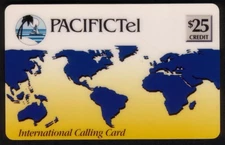 $25. World Map. International Calling. 0 TEST Phone Card
