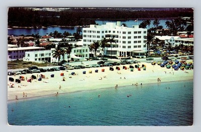 Fort Lauderdale FL-Florida, The Trade Winds Hotel Vintage c1952 Postcard