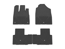 WeatherTech All-Weather Floor Mats for - Honda Pilot - 1st & 2nd Row Black