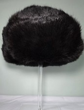 Authentic Vintage CCCP Soviet Mink Fur Ushanka Hat USSR Military Collector