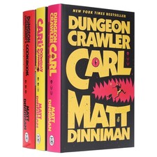Dungeon Crawler Carl Series by Matt Dinniman 3 Books Set - Fiction - Hardback