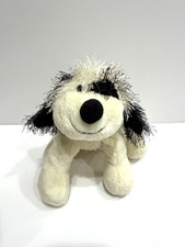 Webkinz Black and White Cheeky Dog HM192 No Code Ganz Plush Stuffed Animal Toy