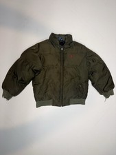 Polo Ralph Lauren Boys Girls Down Puffer Jacket Size 5 Olive Green