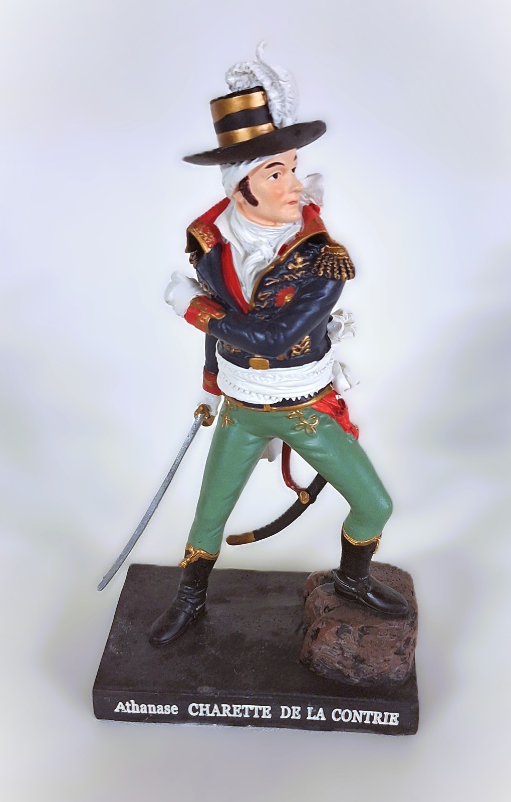 Statue François Charette décoration de bureau et bibliothèque 15,5cm