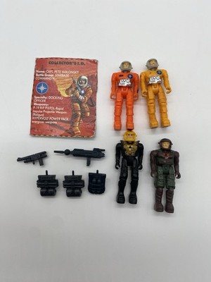 Vintage Starcom Figure Lot Guns Pete Yablonsky Rusty Caldwell Von Dar Sgt Hack