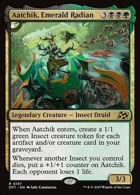 4x Aatchik, Emerald Radian MTG - Aetherdrift - NM-Mint