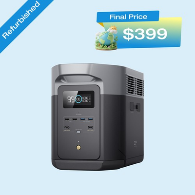 #ad EcoFlow DELTA 2 Portable Power Station 1024Wh Certified Refurbished LiFePO4 $498.75