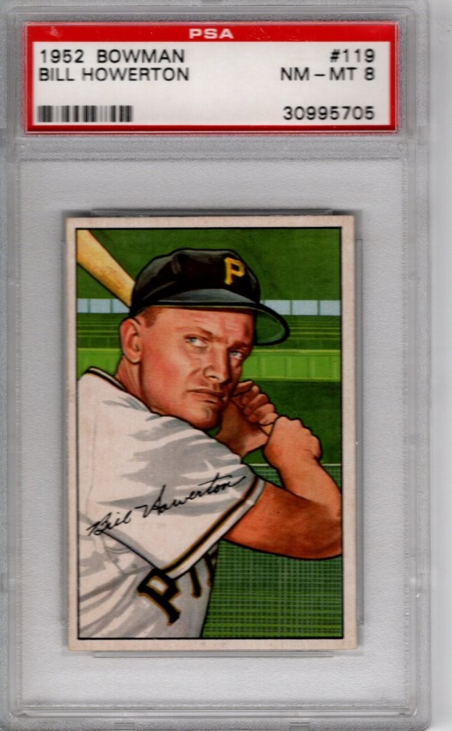 1952 Bowman BOWMAN #119 Bill Howerton front